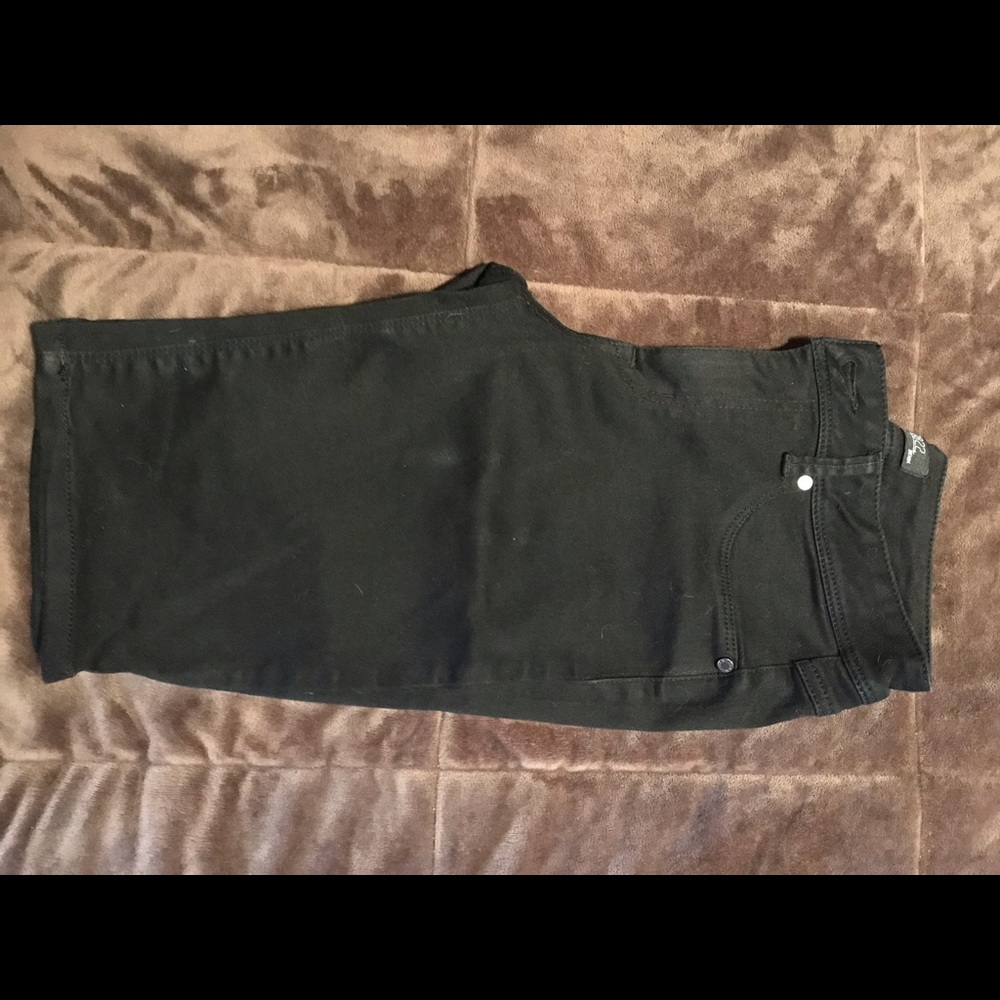 Black Bermuda shorts